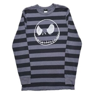 Rare VTG 1993 Nightmare Before Christmas Tim Burton Thermal Shirt Mens Small